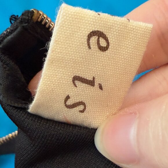 Women Mikeis Geometric Sleeveless Midi Dress in Black Blue Size Extra Large - Picture 9 of 9